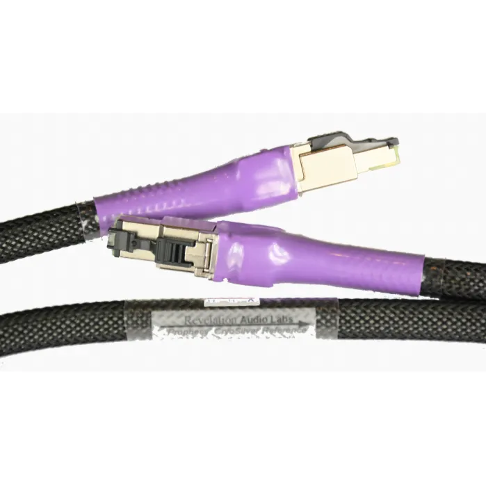 REVELATION AUDIO LABS<BR>PROPHECY CRYOSILVER REFERENCE CAT8+/RJ-45 I2S ETHERNET 網絡線