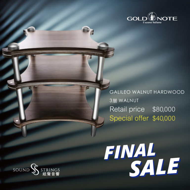 GOLD NOTE<br>GALILEO WALNUT HARDWOOD 3層 WALNUT